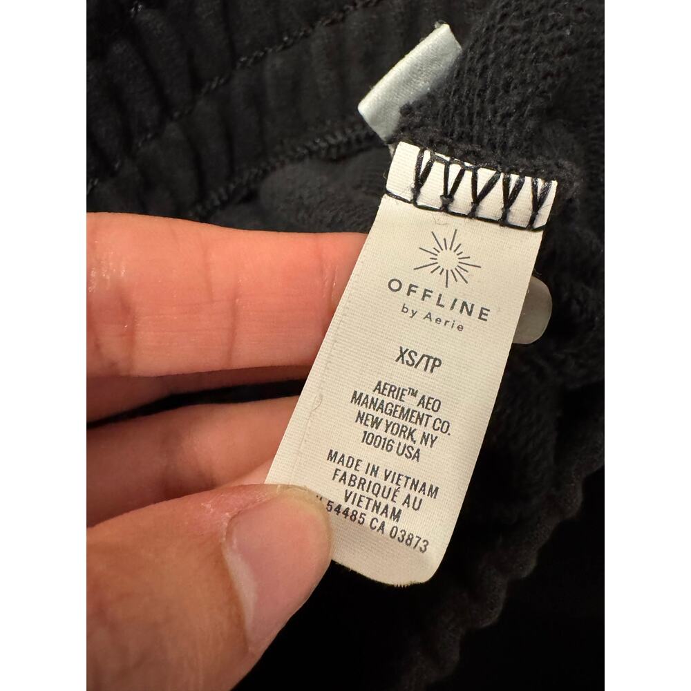 Aerie Offline Women’s Black Sweatpant Joggers Size XS - Picture 4 of 8